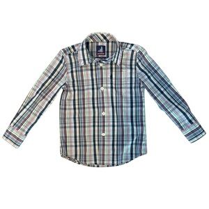 Johnnie-o Performance Jr. Button Up Shirt Boys Size 4 in like new condition
